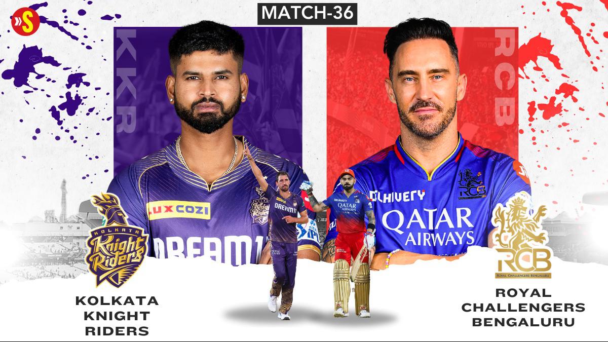 KKR vs RCB Live Score, IPL 2024: Royal Challengers Bengaluru wins the toss, opts to bowl; Lineups out